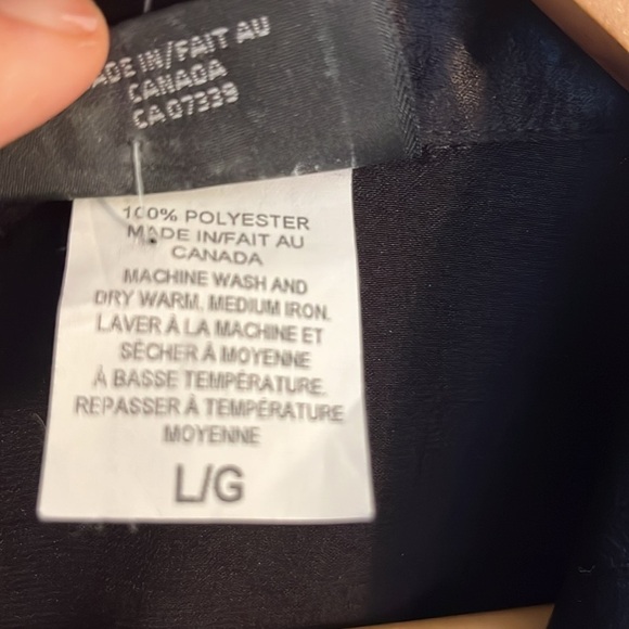 ❤️Mary Rose vintage open blazer satin finish women’s L black paper maché design - Picture 3 of 11